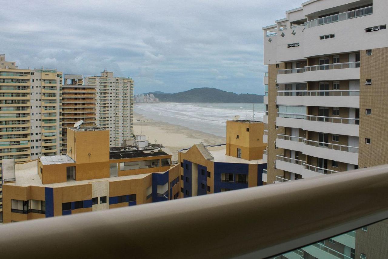 A011 - Apto Com Churrasqueira E 2 Vagas De Garagem Praia Grande  Kültér fotó